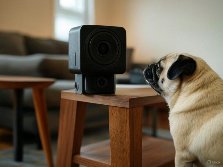 Keep an Eye on Your Dog with a Smart Treat-Dispensing Camera